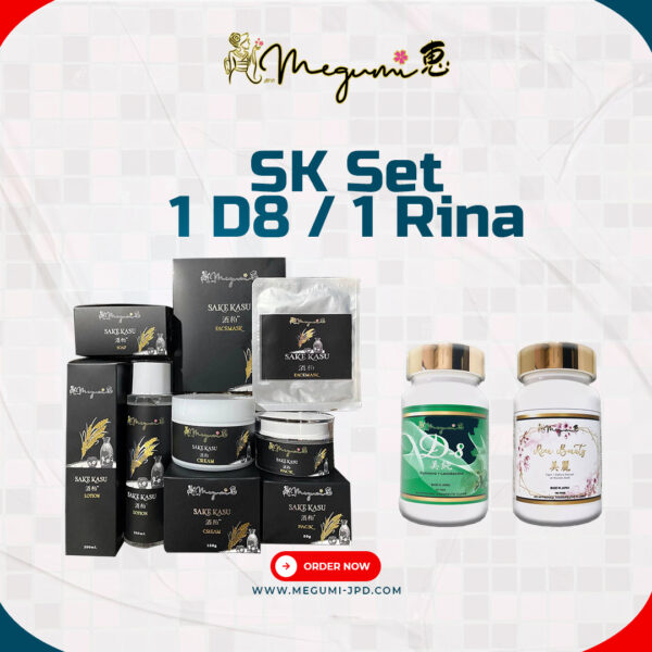 Sake Kasu Set, D-8 Slimming and Rina Beauty